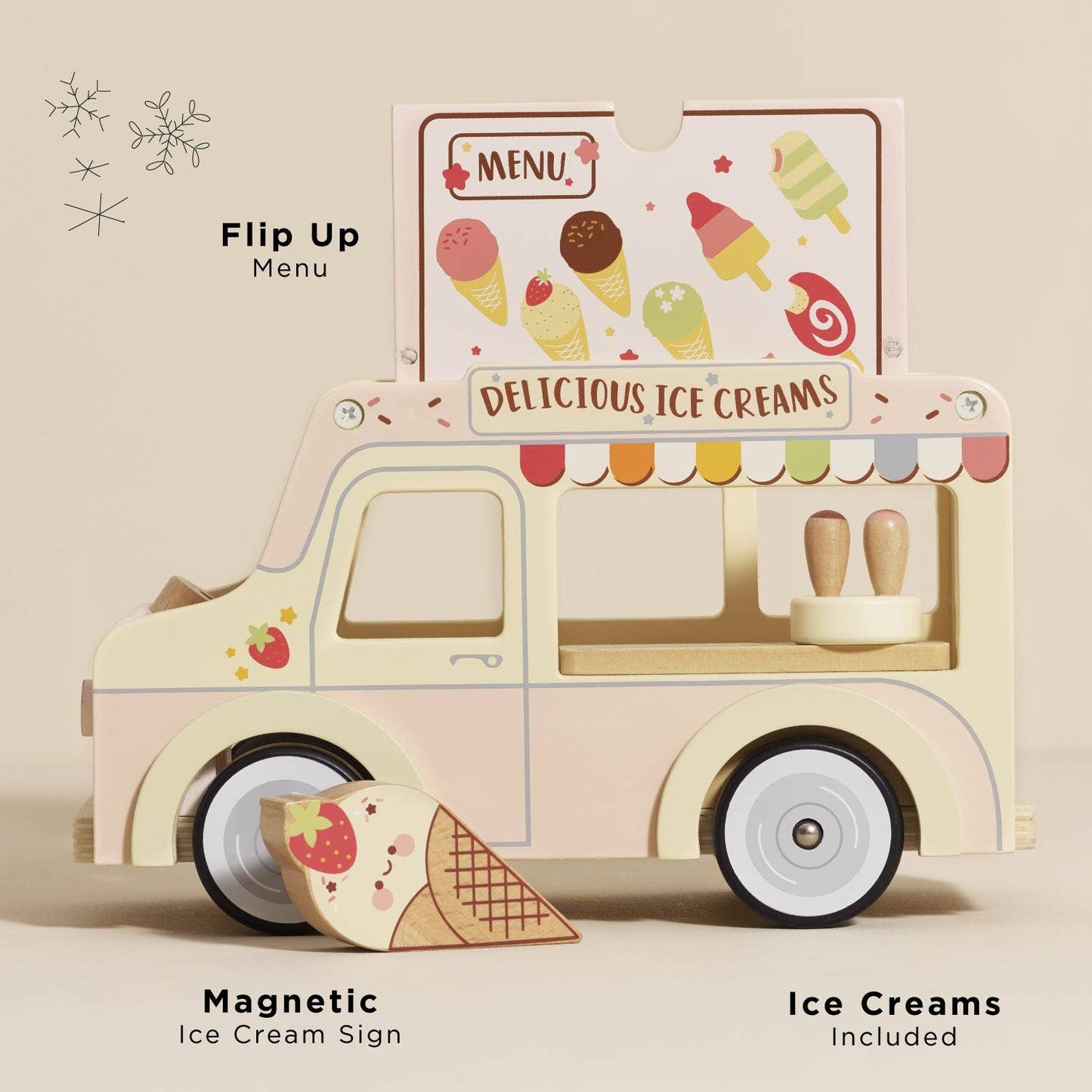 Le Toy Van, Inc. - Wooden Ice Cream Van