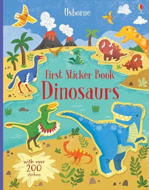 HarperCollins - First Sticker Book Dinosaurs : Usborne