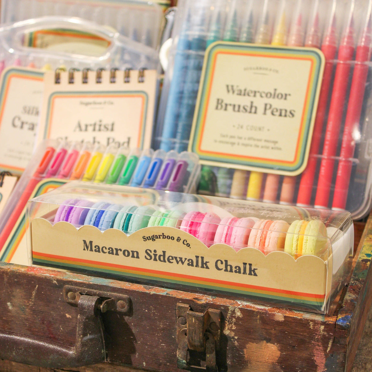 Sugarboo & Co - Macaron Sidewalk Chalk - Set of 8