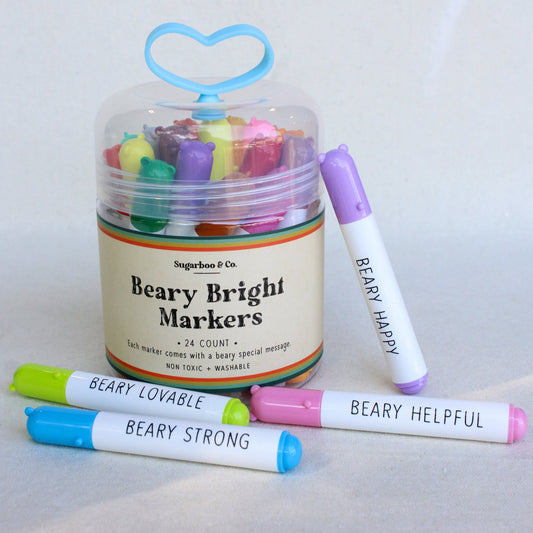 Sugarboo & Co - Beary Bright Markers - Set of 24
