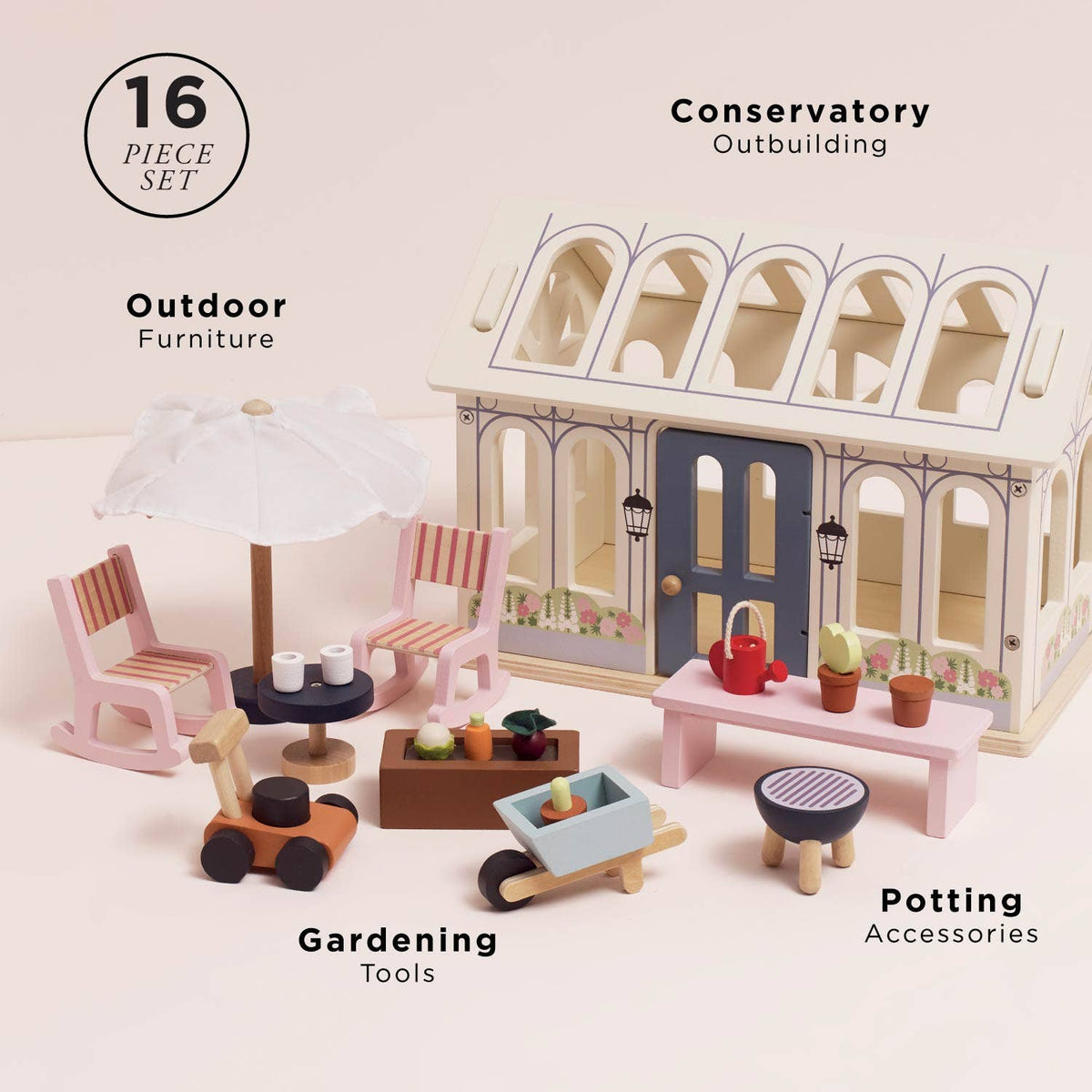Le Toy Van, Inc. - Dolls House Conservatory Playset
