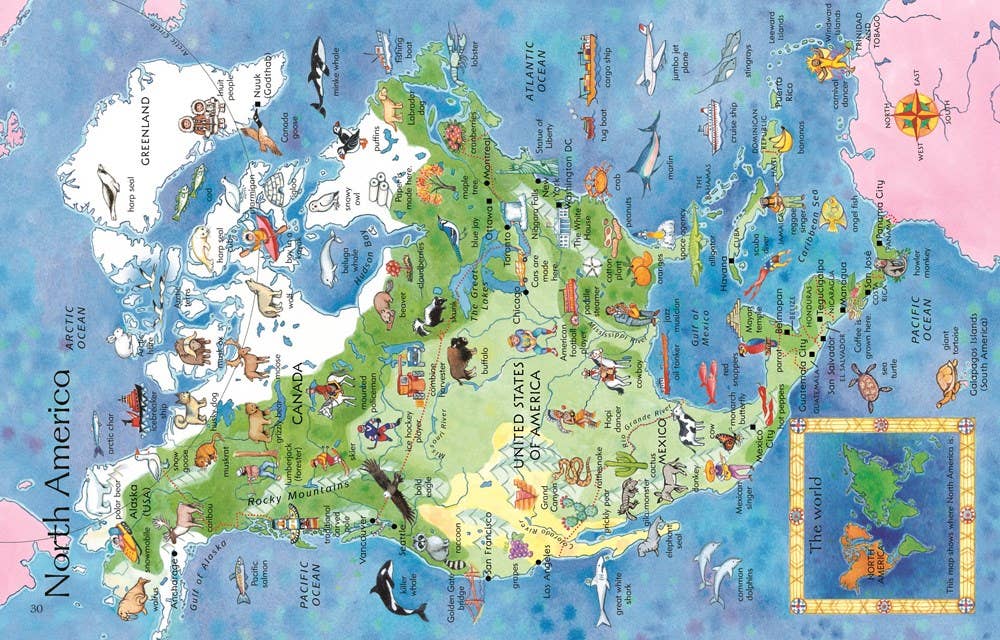 HarperCollins - Children's Picture Atlas: Usborne