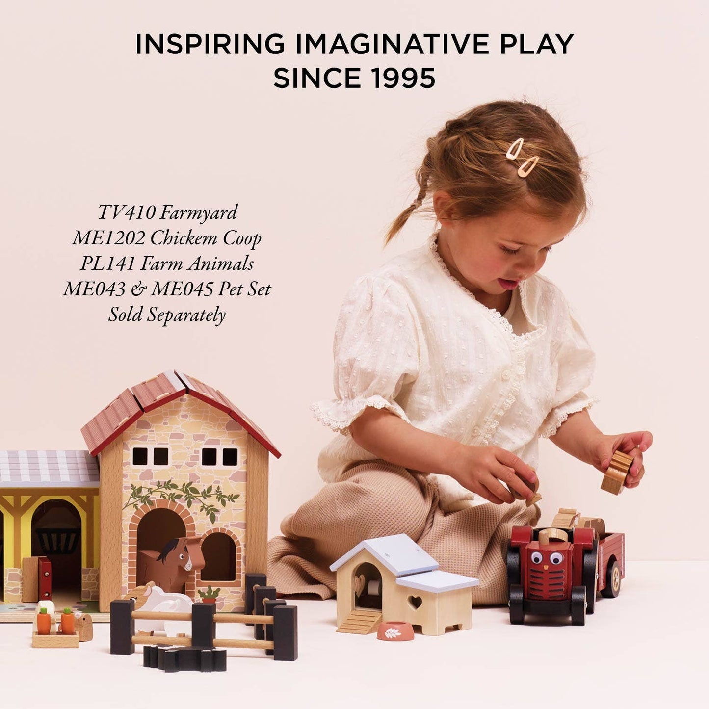 Le Toy Van, Inc. - Farmyard Tractor & Trailer