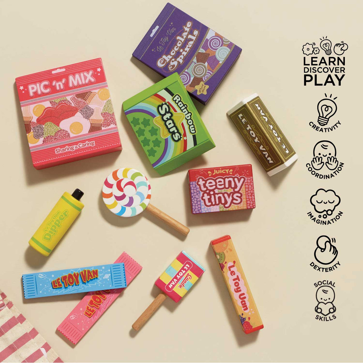 Le Toy Van, Inc. - Retro Sweets & Candy Roleplay Set