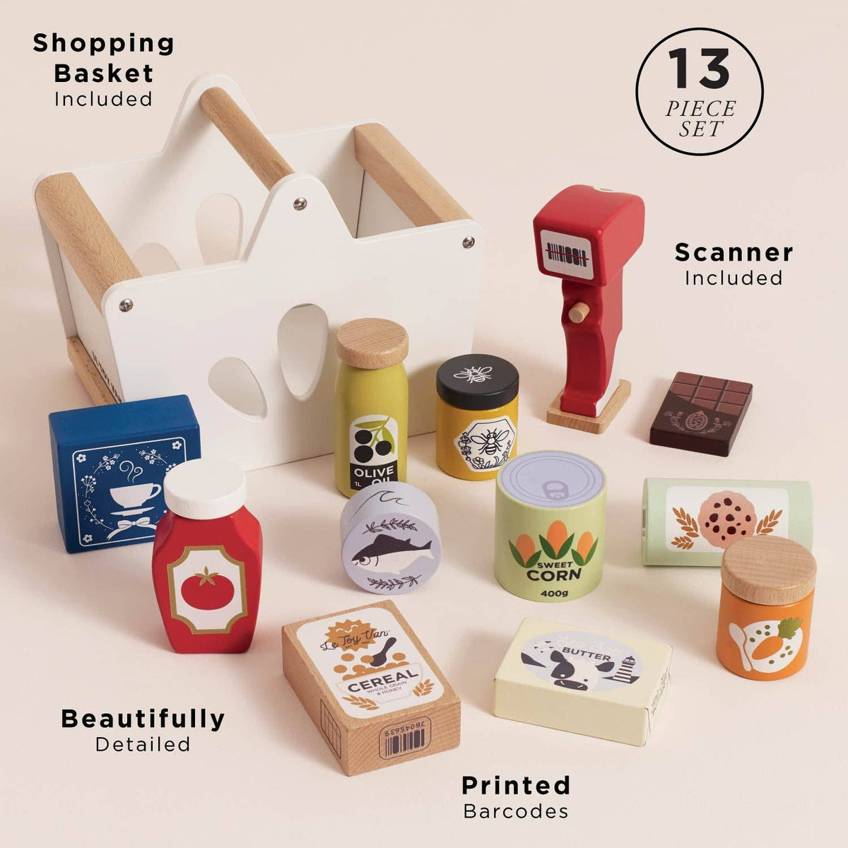 Le Toy Van, Inc. - Groceries Set & Scanner