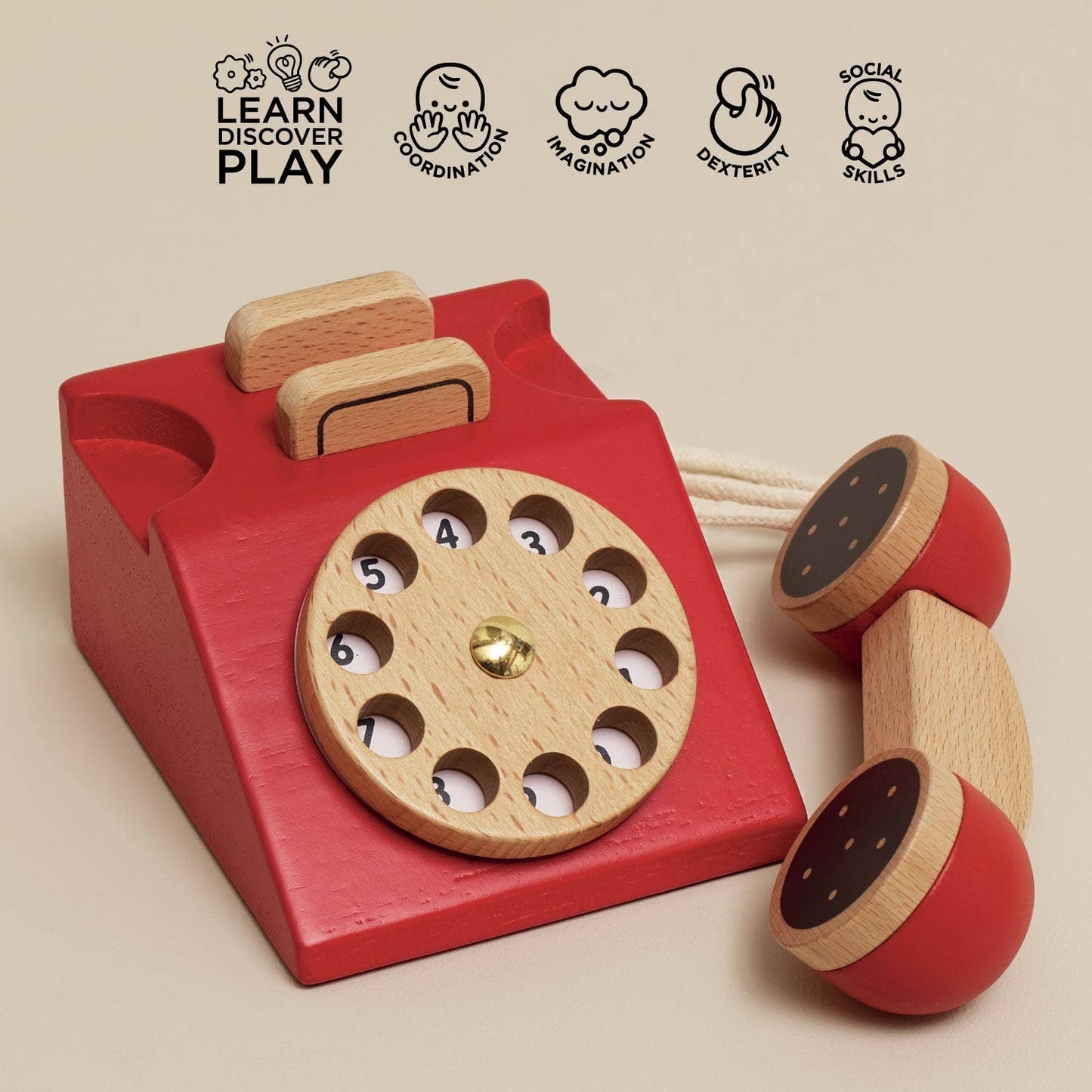 Le Toy Van, Inc. - Vintage Wooden Phone